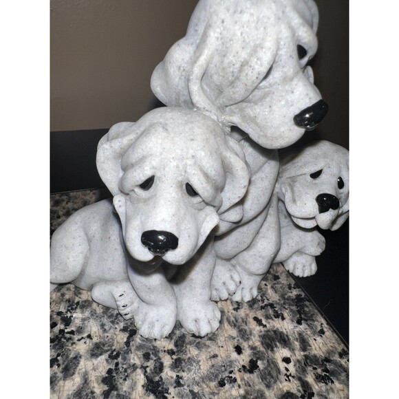 Quarry Critters Dog figurine Petie, Pepe, Pooch Second Nature Design 2001 - Picture 2 of 9